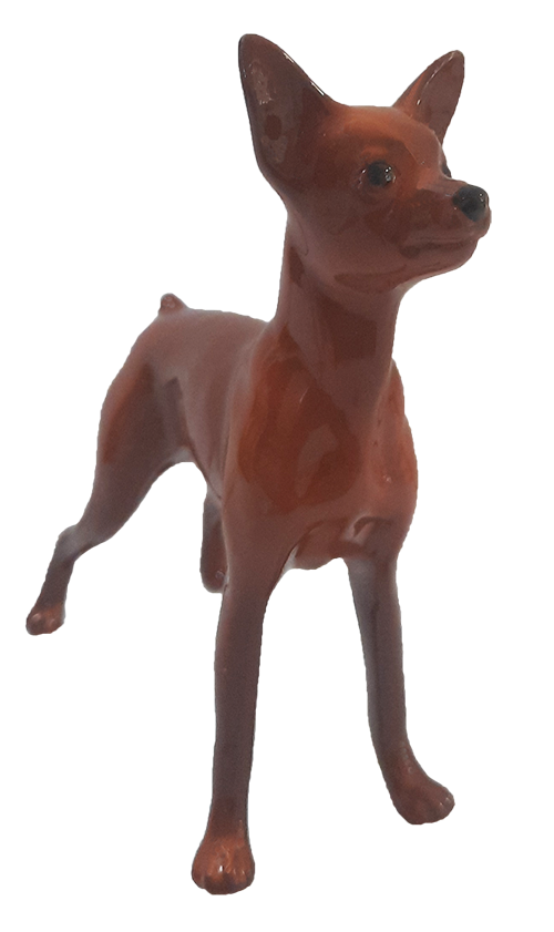 Скульптура "Той-Терьер" стоящий