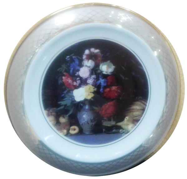 тарелка настенная "Цветы и плоды"