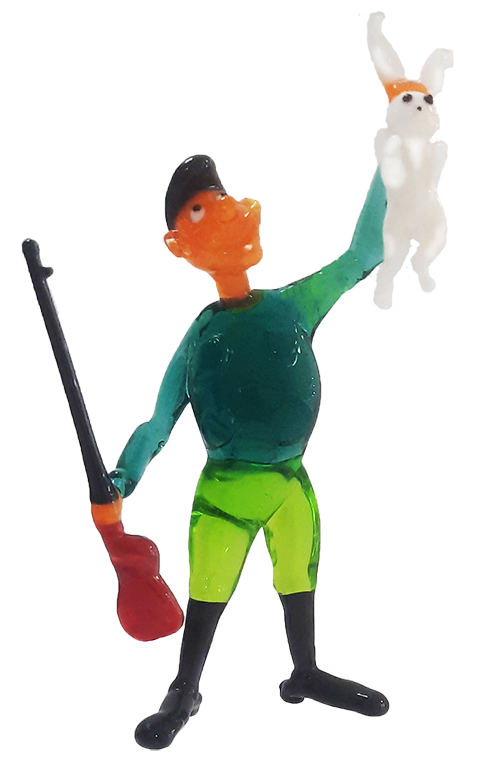 Охотник с зайцем