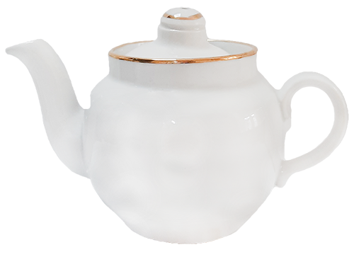 Чайник заварочный "Отводка золотом"