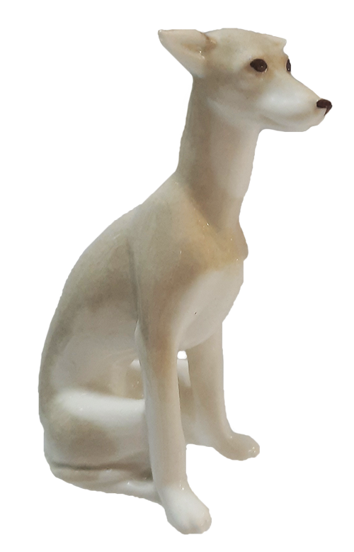 Скульптура "Левретка сидящая Вильма"