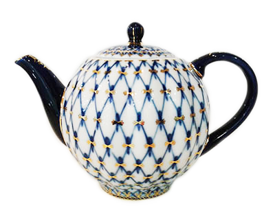 Чайник заварочный Тюльпан "Кобальтовая сетка"