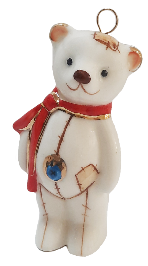 Мишка плюшевый в шарфике