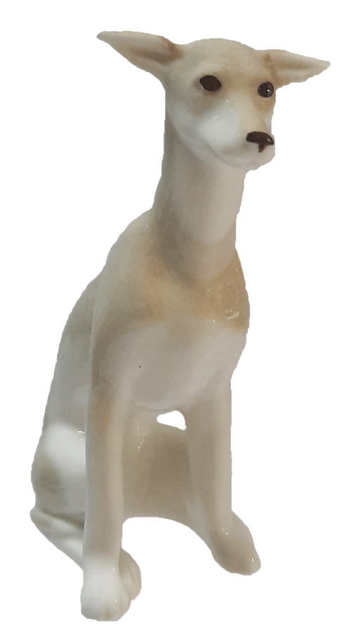 Скульптура "Левретка сидящая Вильма"