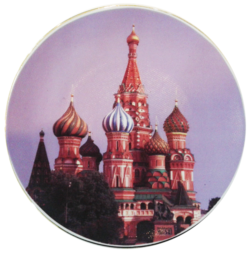 Тарелка настенная "Сабор Василия Блаженного" 200