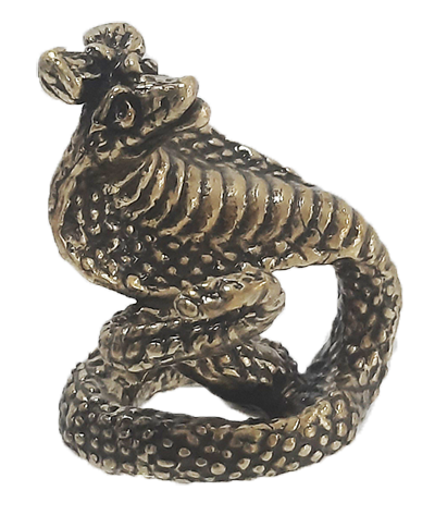 Статуэтка "Змея с бантом"