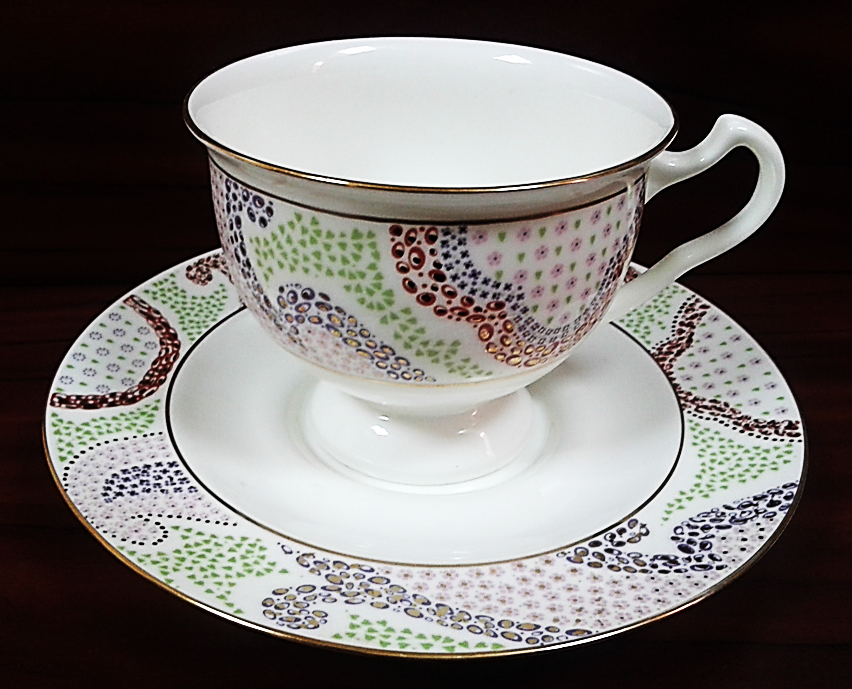 Чашка с блюдцем чайная Айседора "Мариенталь розовый"