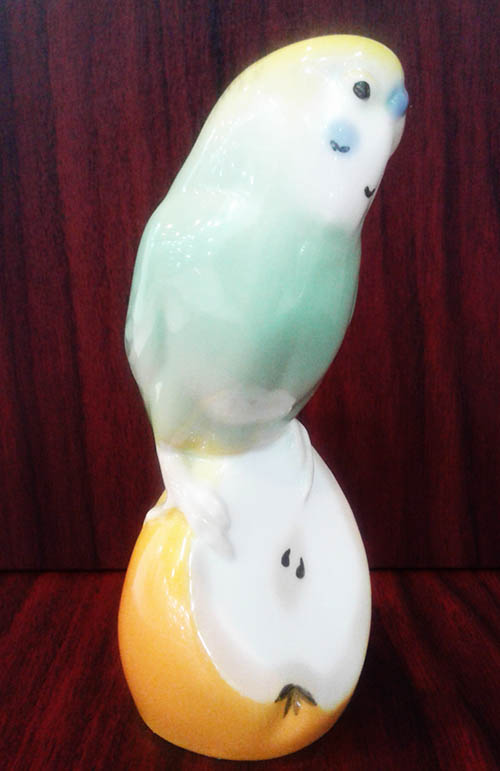 Скульптура "Волнистый попугайчик Кеша"