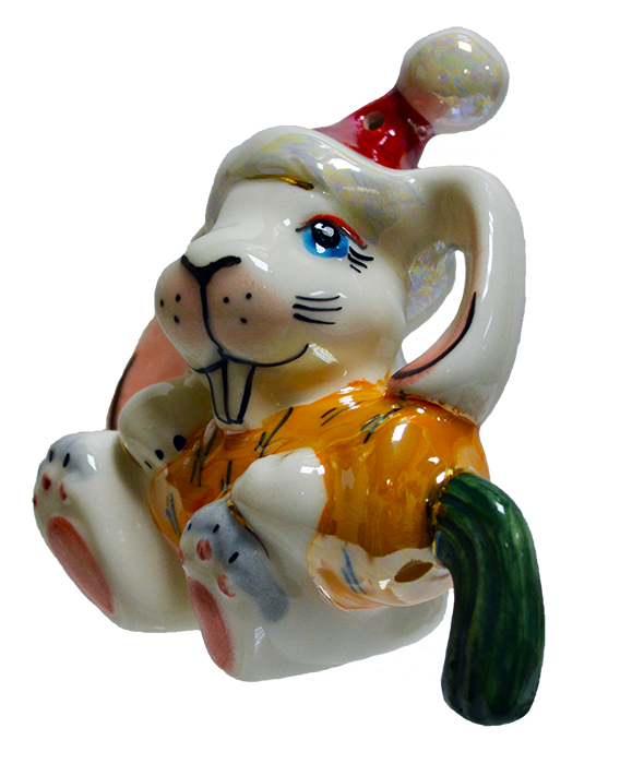 Зайчик с морковкой