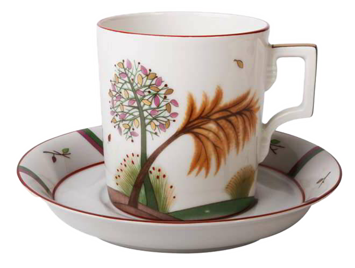 Чашка с блюдцем чайная Гербовая "Осень"