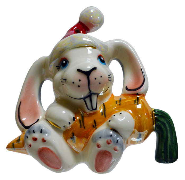 Зайчик с морковкой