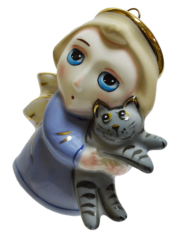 Ангел с котом